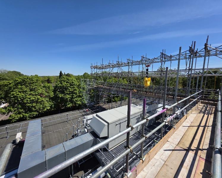 Hospital Scaffolding Case Study addenbrookes nationwide scaffolding services